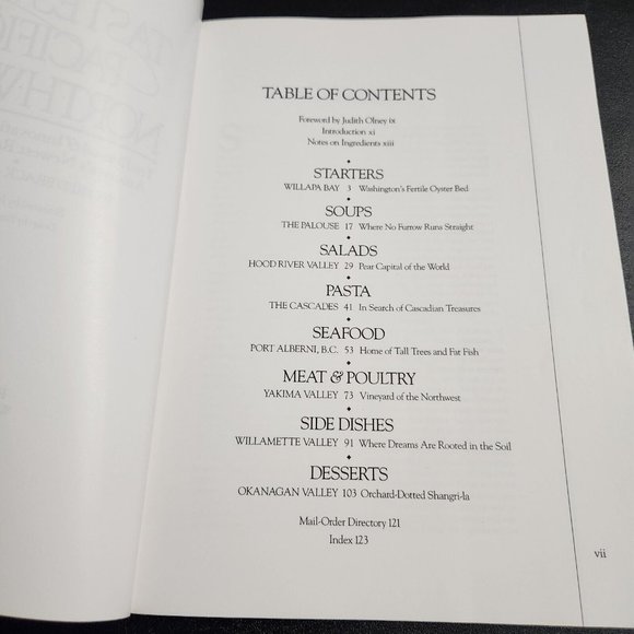 Tastes Of The Pacific Northwest by Fred Brack and Tina Bell Cook Book - Picture 3 of 10